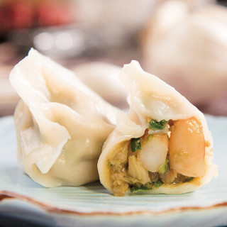 鲁海 海鲜微波水饺 虾仁口味 280g（12只 饺子 蒸饺 早餐）