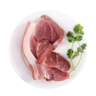 壹号土猪猪腿肉夹心肉500g袋无公害黑猪后尖