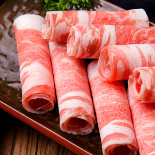 首食惠 新西兰羔羊肉卷 500g/袋 火锅食材 羊排肉卷
