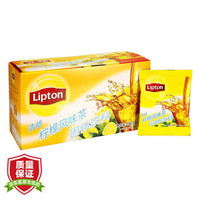 立顿Lipton 清新柠檬风味茶 20包360g 精选优质茶叶 办公室休闲下午茶固体饮料 *2件