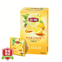 立顿（Lipton） 茶叶 阳光意大利风情柠檬红茶20包36g 独立三角袋泡茶茶包 办公室下午茶 休闲旅行