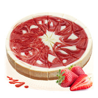 芝士百丽 草莓纽约芝士蛋糕 1200g 16片 欧洲原装进口 春节年货礼盒  CHEESEBERRY