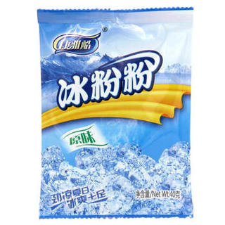 康雅酷 冰粉粉原料水果布丁甜品原味 40g*6袋