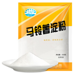 味美发 马铃薯淀粉350g 食用淀粉生粉 烘焙原料勾芡 土豆粉 *5件