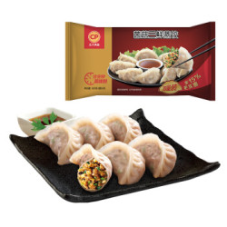 CP 正大食品 菌菇三鲜蒸饺 400g (20个)水饺 饺子