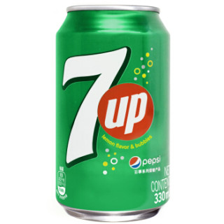 商品pepsi 百事 7喜 7up 柠檬味 330ml*24听