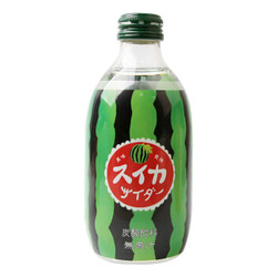 友桝 日本进口 友桝友傑（jie）友树友升碳酸西瓜味汽水 300ml/瓶