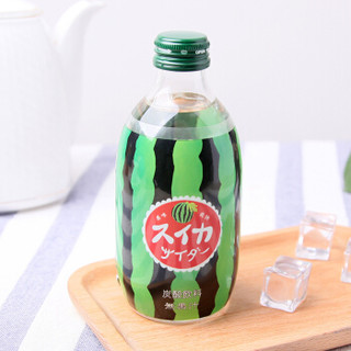 友傑 日本进口 友傑（jie）碳酸饮料西瓜味果味汽水 300ml*4瓶装