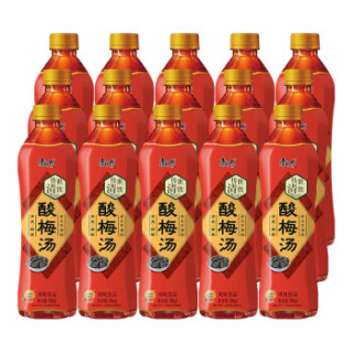 商品tingyi 康师傅 中式酸梅汤饮料 (500ml*15瓶,山楂/酸梅味)