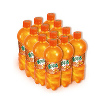 百事可乐 美年达 橙味汽水1.25L*12瓶装 整箱装 碳酸饮料 *2件
