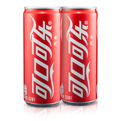 可口可乐 Coca-Cola 汽水 碳酸饮料 330ml*24罐 *2件