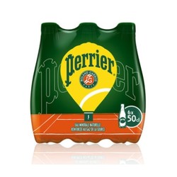 Perrier 巴黎水 气泡水原味无糖矿泉水 法网限量 500*24瓶 *2件