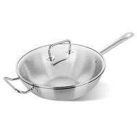 ZWILLING 双立人 TWIN Classic II  40929-300-982 不锈钢炒锅 30cm  