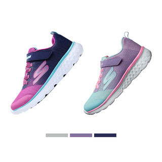 SKECHERS 斯凯奇 81354L 运动鞋 (女童、27.5、灰色)