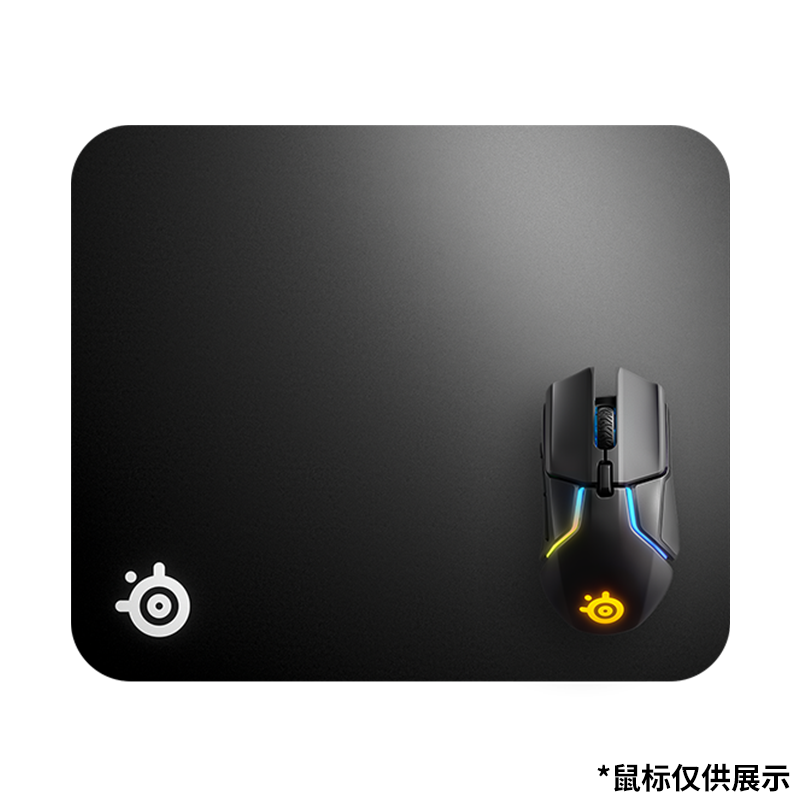 steelseries 赛睿 qck hard 游戏鼠标垫 (320mm*270mm*3mm,黑色)
