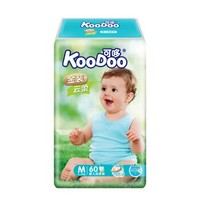 可哆（KooDoo）纸尿裤 金装云柔婴儿尿不湿 中号M码60片 *3件