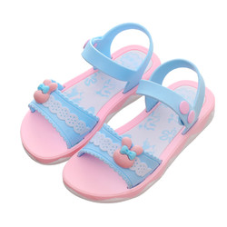 女童凉鞋夏季新款沙滩鞋儿童塑料凉鞋女孩中小童鞋韩版公主鞋