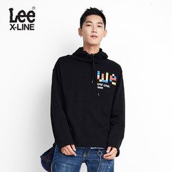 LeeX-LINE男款连帽印花卫衣新款L346253QAK11