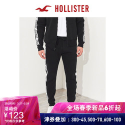 Hollister2018冬季新品紧身抓绒慢跑休闲裤 男 229121-1