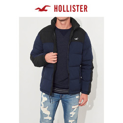 Hollister2018年冬季新品立领棉服夹克外套 男 222637-1