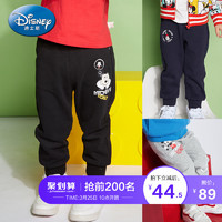 Disney baby 迪士尼童装 男女童针织长裤