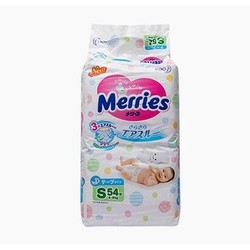 Merries 妙而舒 婴儿纸尿裤 S54片 