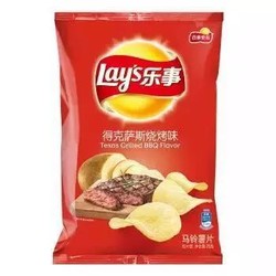 乐事 Lay's 薯片 得克萨斯烧烤味75克 *26件