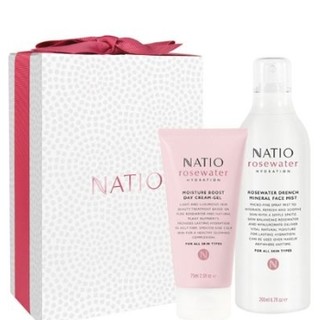 NATIO 玫瑰水保湿系列 护肤套装（爽肤喷雾 200ml+日霜 75ml）