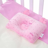 呵宝 婴儿枕头新生儿定型枕 (粉色-定型枕)