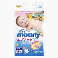 网易考拉黑卡会员：moony 尤妮佳 婴儿纸尿裤 S84片