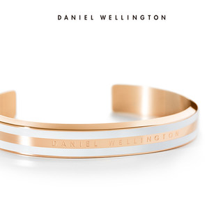 Daniel Wellington  petite mesh 28mm+cuff 女士手表 (不锈钢、圆形、白色)