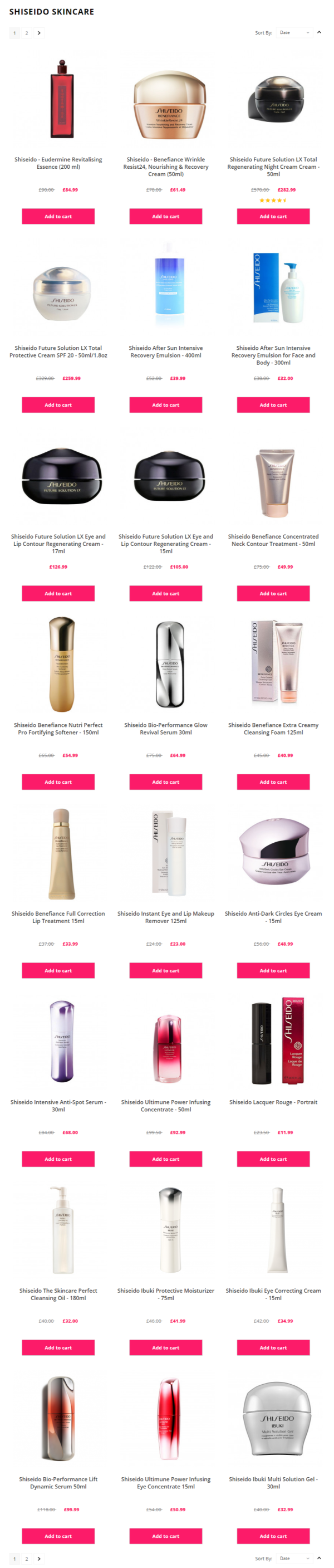 Unineed精选 SHISEIDO 资生堂 护肤专场