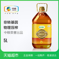 中粮荣誉出品荆楚花纯香菜籽油 5L *2件