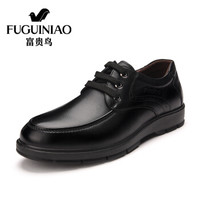 Fuguiniao 富贵鸟 A603002 男士商务休闲皮鞋 黑色 41