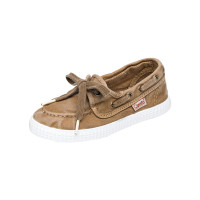 Cienta  鞋带围边外走线套脚帆布儿童单鞋休闲鞋 24-30码 2-6岁
