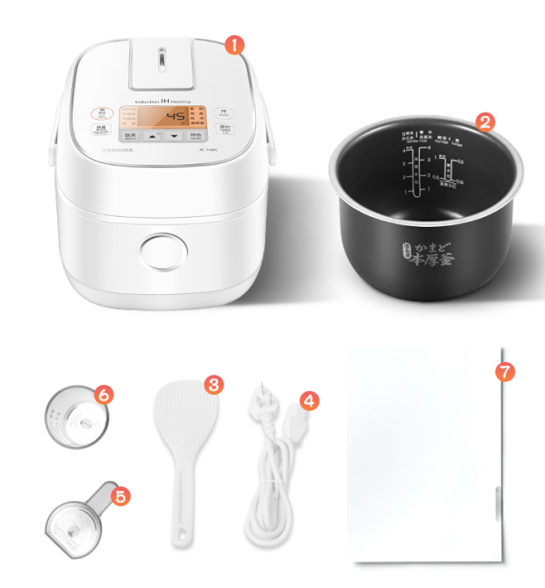 Toshiba 东芝 RC-7HMC IH电饭煲 2L 