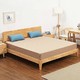 鹿枫 北欧现代简约橡木床小户型主卧家具1.2米双人全实木床