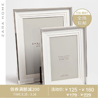 Zara Home 银色细金属边缘摆台挂墙相框6寸8寸 42663045808