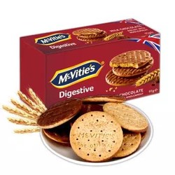 Mcvitie's 麦维他 全麦消化饼干 牛奶巧克力 91g *17件+凑单品
