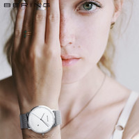 Bering  11139-钢带款 女士手表 (精钢、圆形、白色)