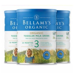 BELLAMY'S 贝拉米 新款有机婴幼儿配方奶粉 3段 900克*3罐