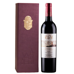 Levn 乐朗 送礼年货 乐朗（LAULAN DUCOS）1374 梦凡干红葡萄酒 波尔多梅多克AOC级 750ml礼盒装 法国进口红酒