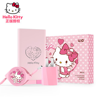 uka Hello Kitty 移动电源 (苹果Lightning输入、 5000mAh、粉色)