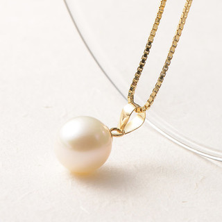 千星 淡水珍珠项链 (1.6cm、金色、银色)