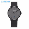 LANZOOM 智能手表 (Light41-13-1L 、皮革、黑色)