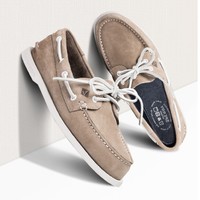 SPERRY 男士翻毛皮帆船鞋