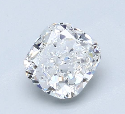 Blue Nile 1.00克拉垫形钻石(成色G,切工VG,净