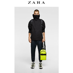 ZARA  男装 印字带饰科技面料运动慢跑款裤子 00706455401