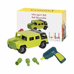 Battat 可拆卸拼装儿童玩具吉普车 越野车 3岁+ BT2518Z