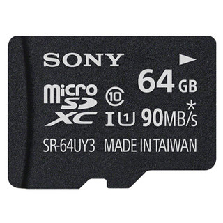 SONY 索尼 SR-64UY3 MicroSDXC UHS-I U1 TF存储卡 64GB